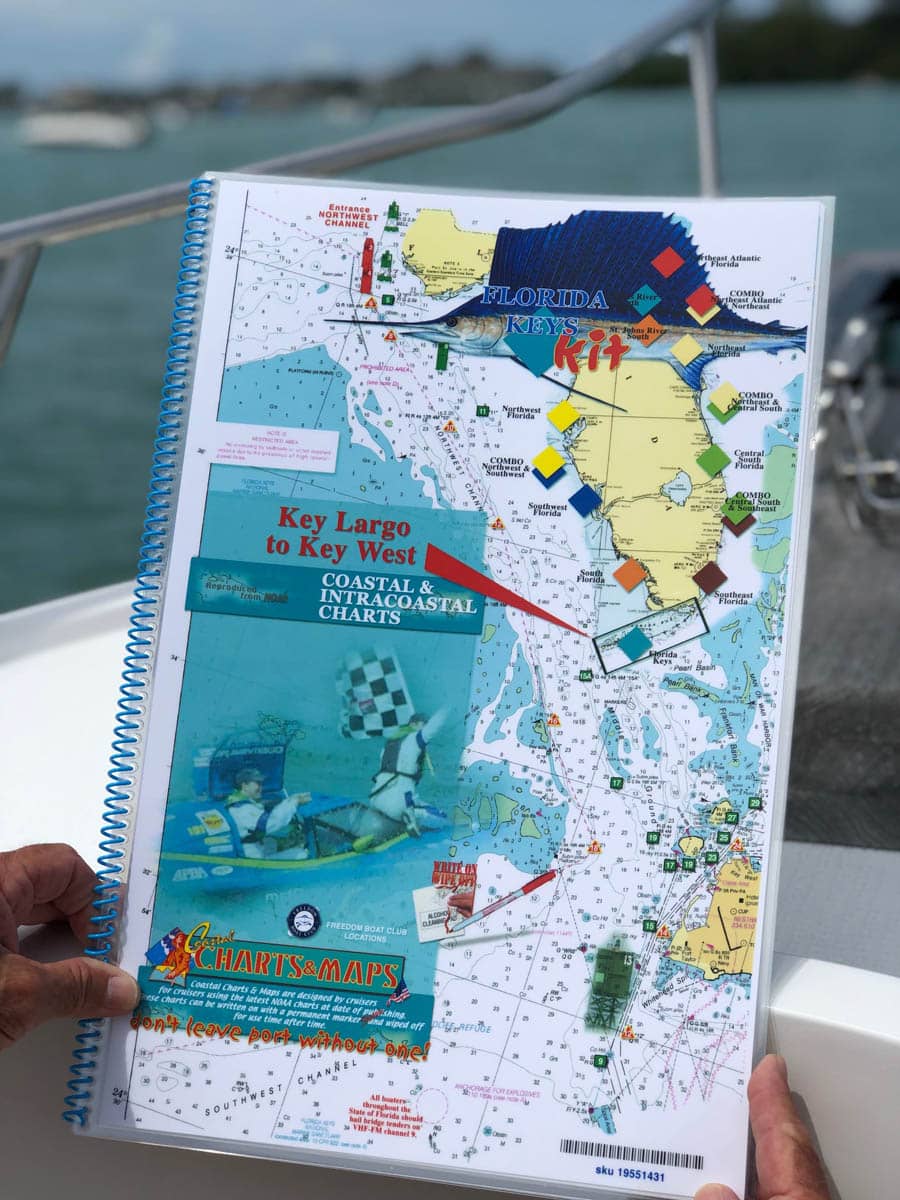 Key West to Key Largo Nautical Chart