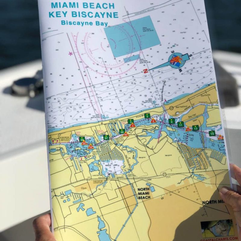 Miami Beach, Key Biscayne and Biscayne Bay Nautical Charts