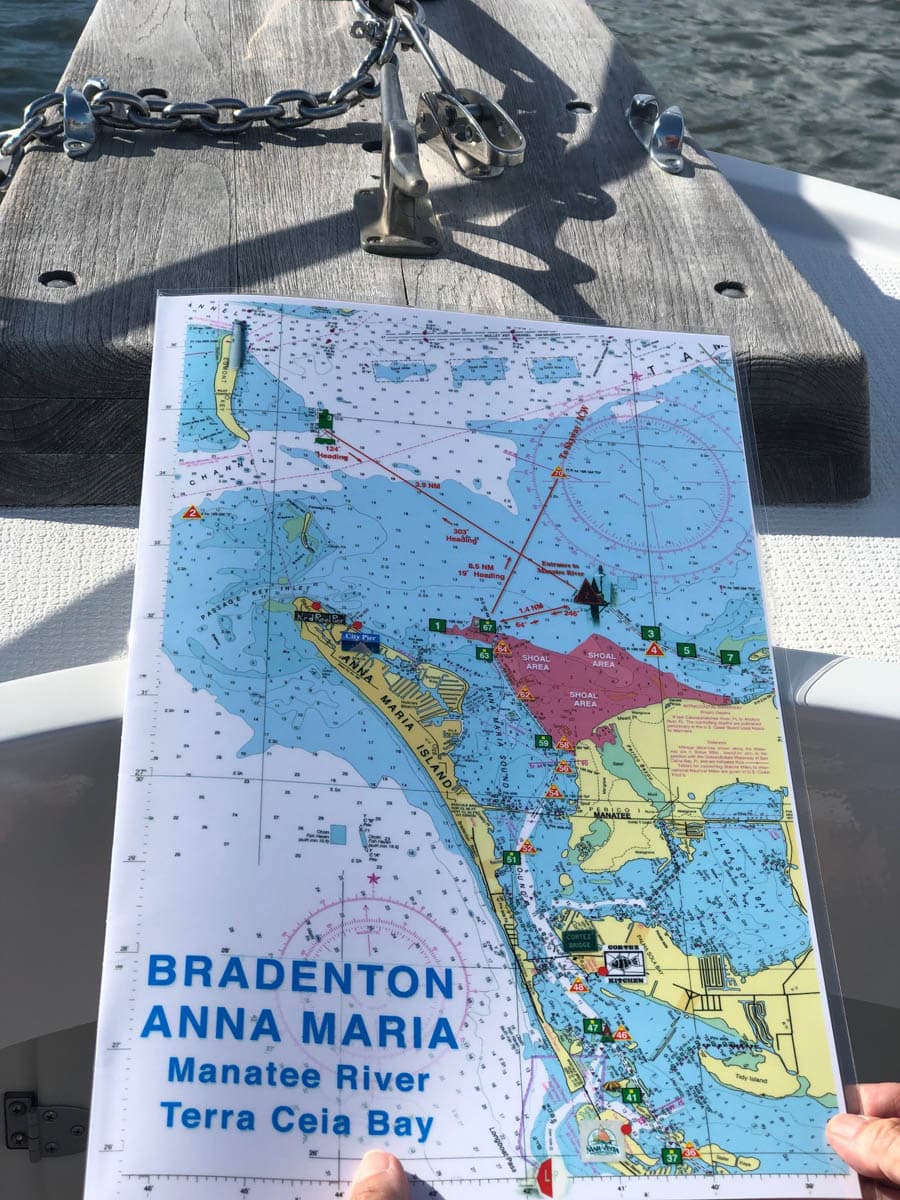 Bradenton, Anna Maria, Manatee River and Terra Ceia Bay Nautical Charts