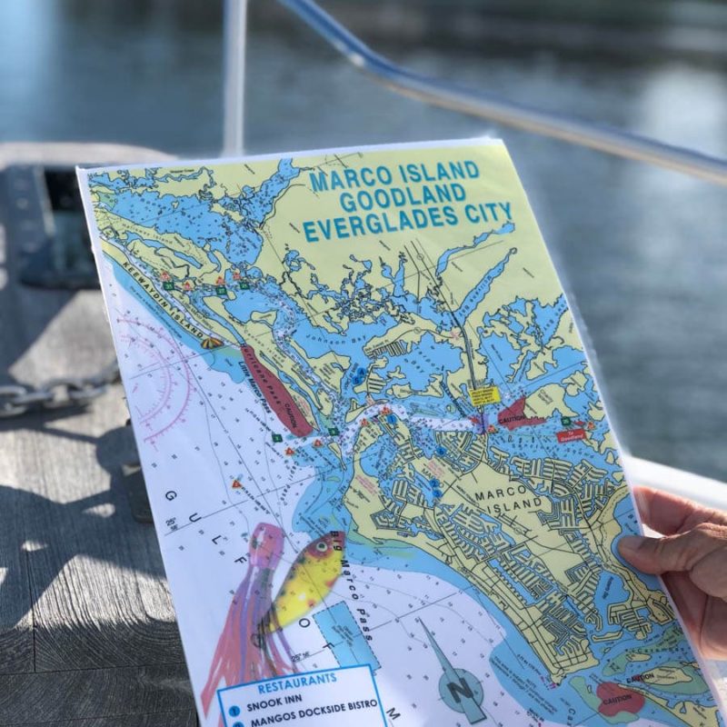 Marco Island, Goodland, Everglades City Nautical Chart