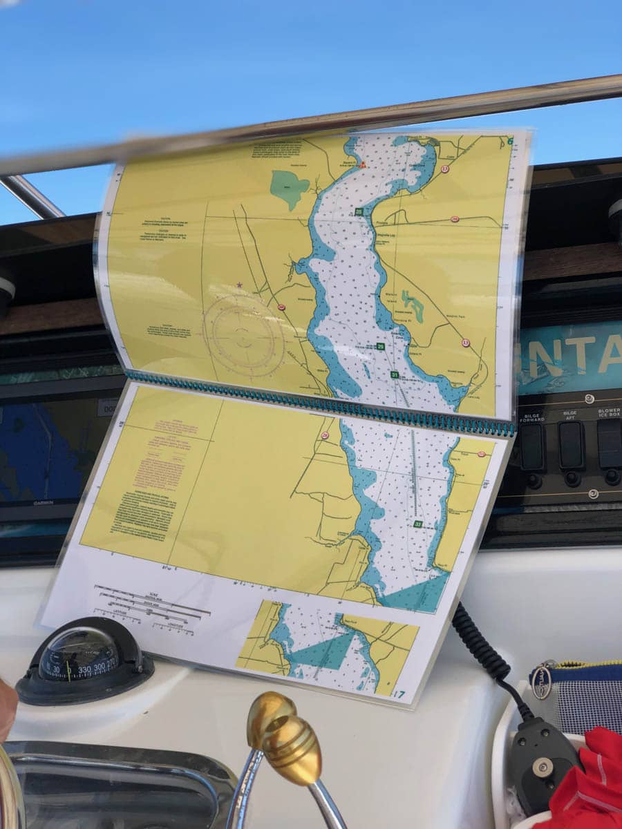 St Johns River North Nautical Chart - Mayport to South Jacksonville Overview and Jacksonville South to Crescent Lake - Image 5