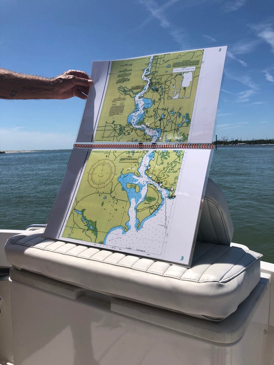 St Johns River South Nautical Charts - Murphy Island To Lake George, Lake Dexter, Lake Monroe, Lake Jesup, Lake Harnery - Image 2