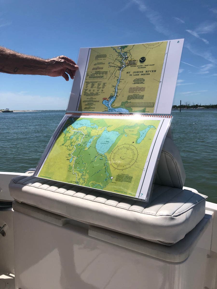 St Johns River South Nautical Charts - Murphy Island To Lake George, Lake Dexter, Lake Monroe, Lake Jesup, Lake Harnery - Image 4