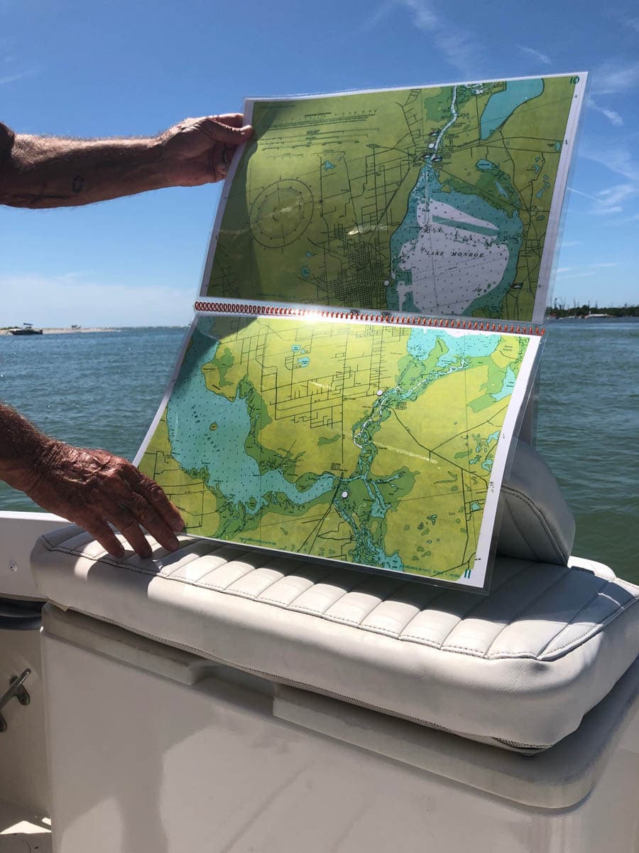 St Johns River South Nautical Charts - Murphy Island To Lake George, Lake Dexter, Lake Monroe, Lake Jesup, Lake Harnery - Image 6