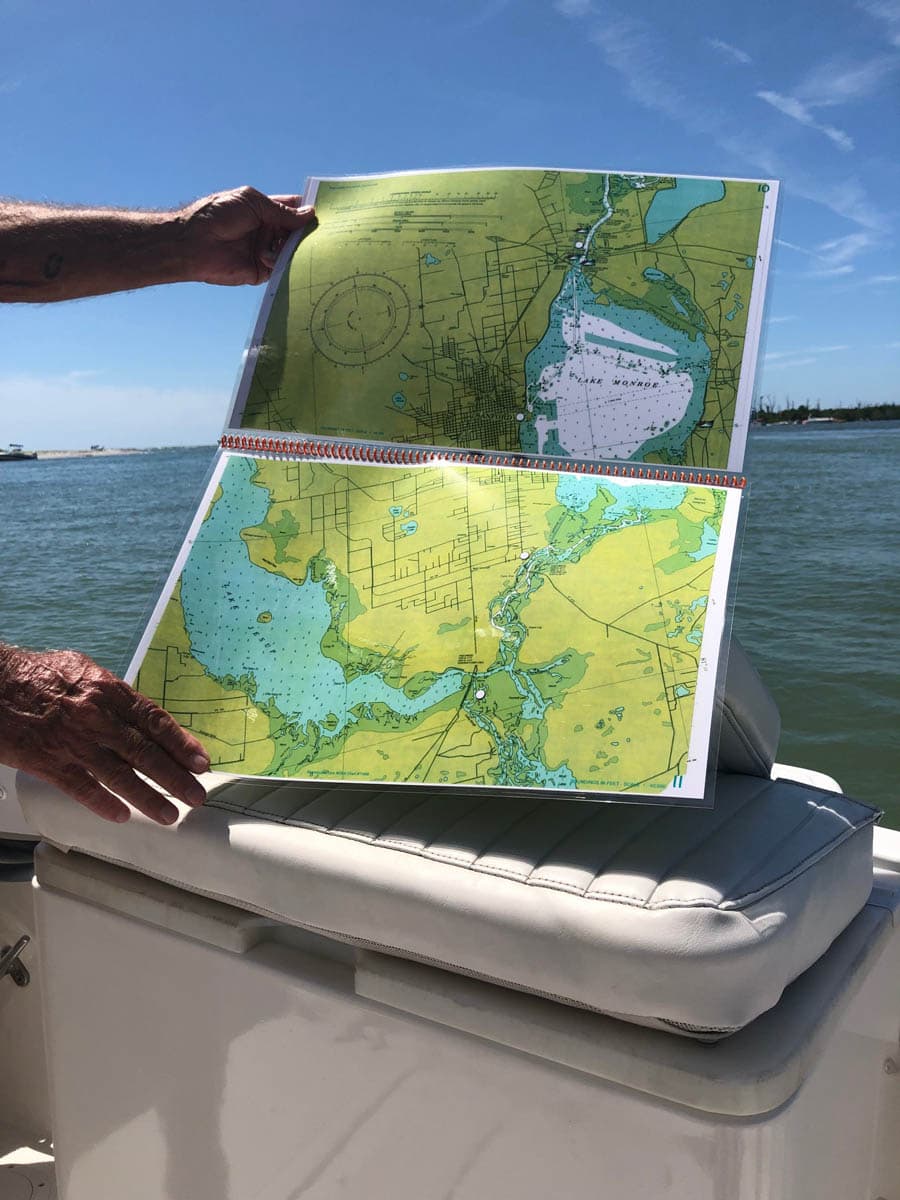 St Johns River South Nautical Charts - Murphy Island To Lake George, Lake Dexter, Lake Monroe, Lake Jesup, Lake Harnery - Image 7