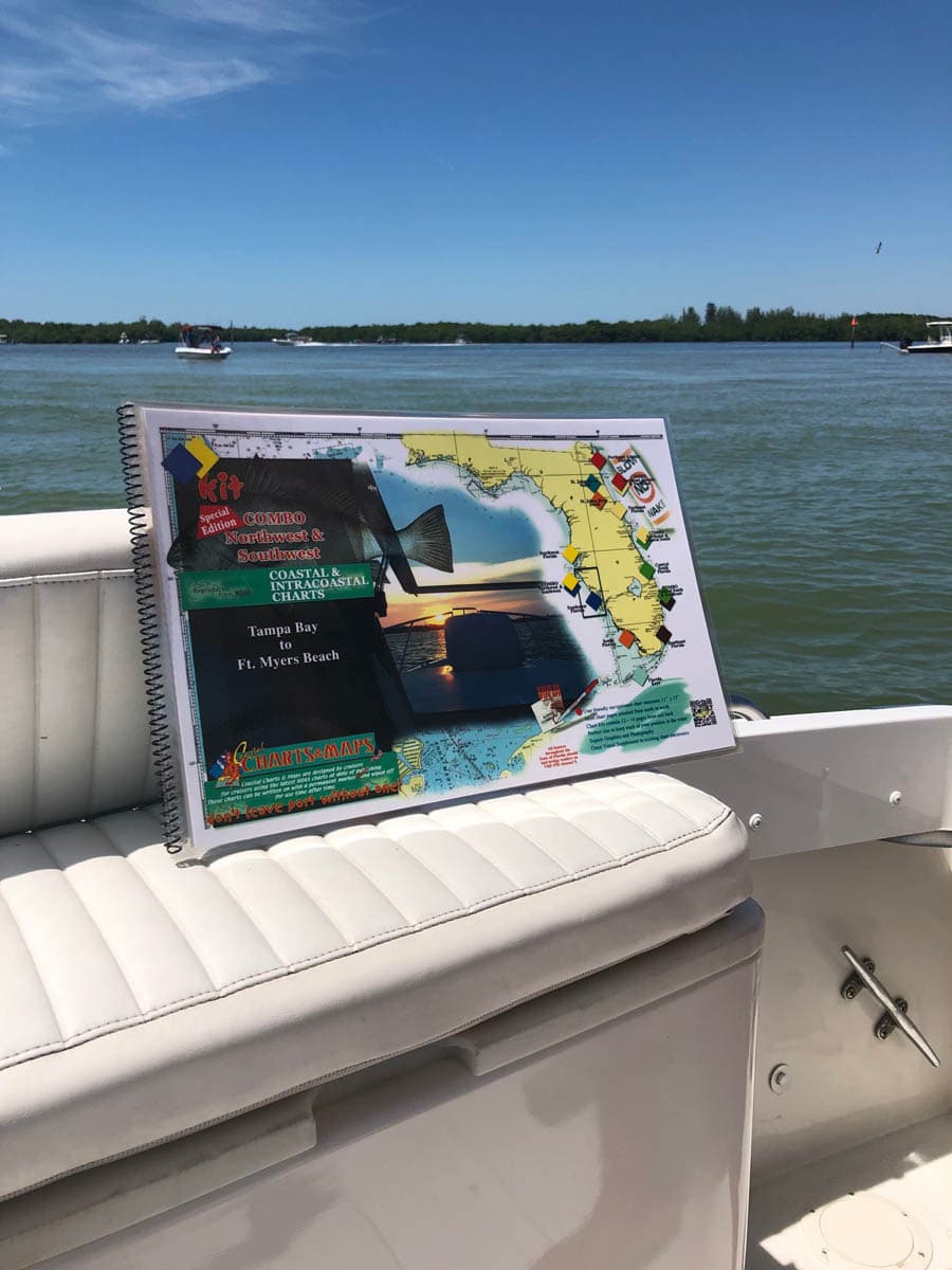 Combo Northwest Florida Southwest Florida Nautical Chart Kit - Tampa Bay to Fort Myers Beach