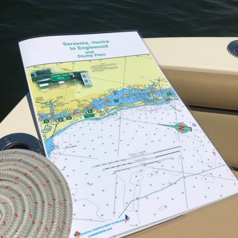 Sarasota, Venice to Englewood and Stump Pass Nautical Charts