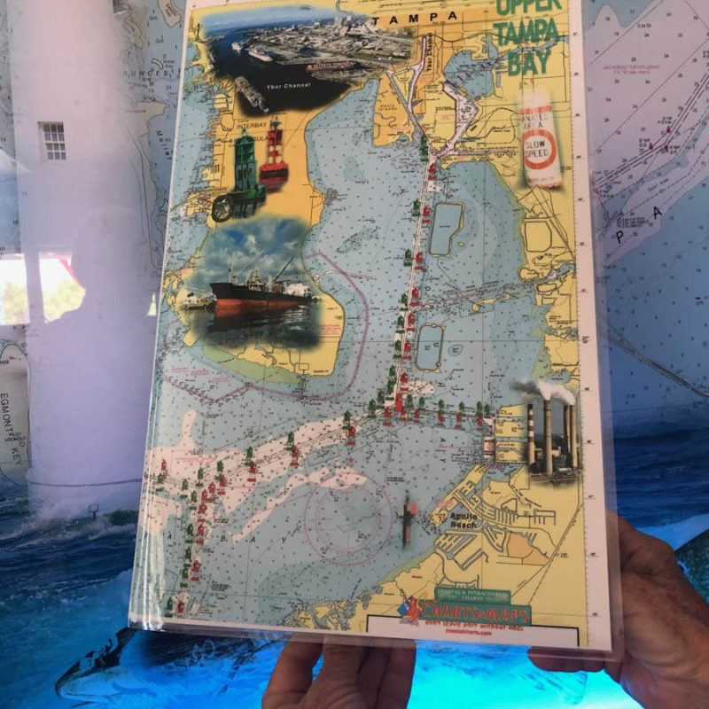 Tampa Bay Nautical Charts - Upper and Lower
