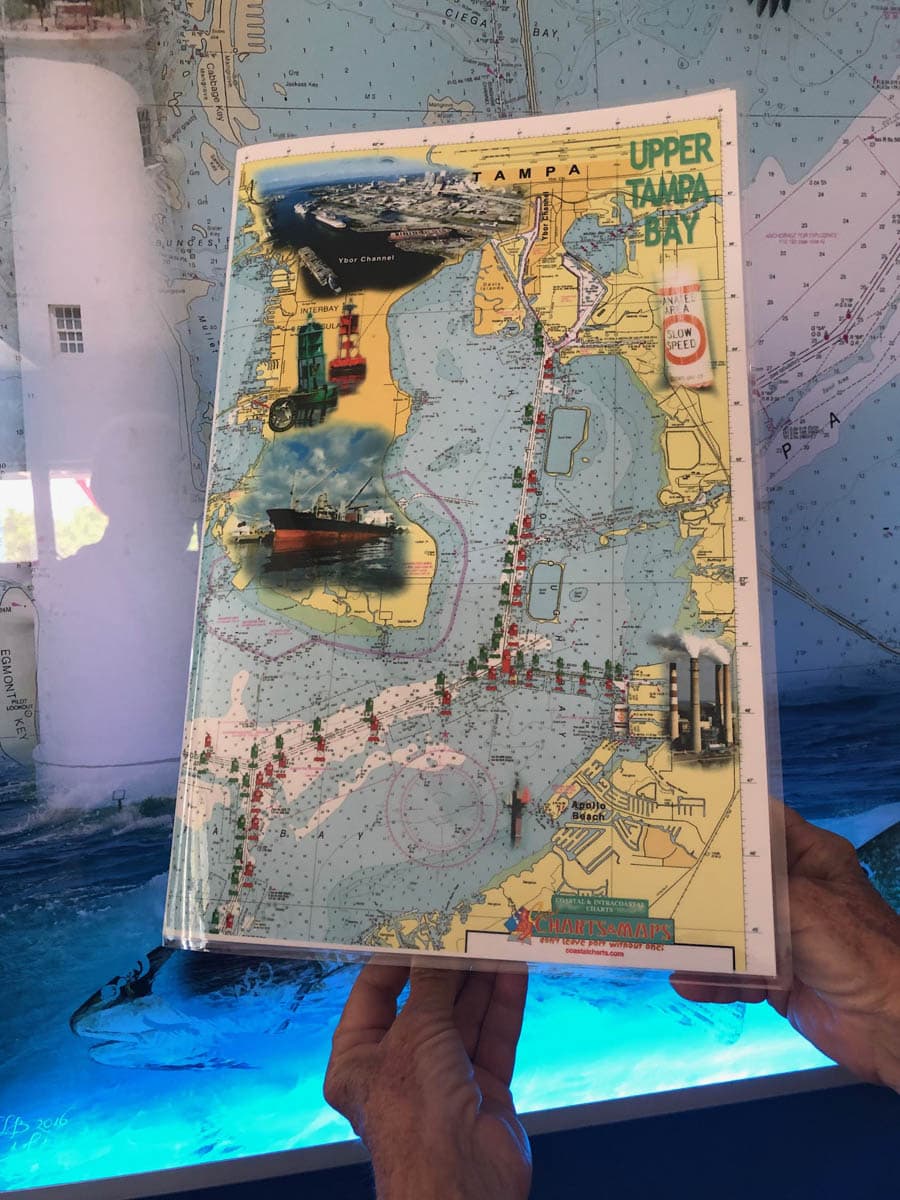 Tampa Bay Nautical Charts - Upper and Lower