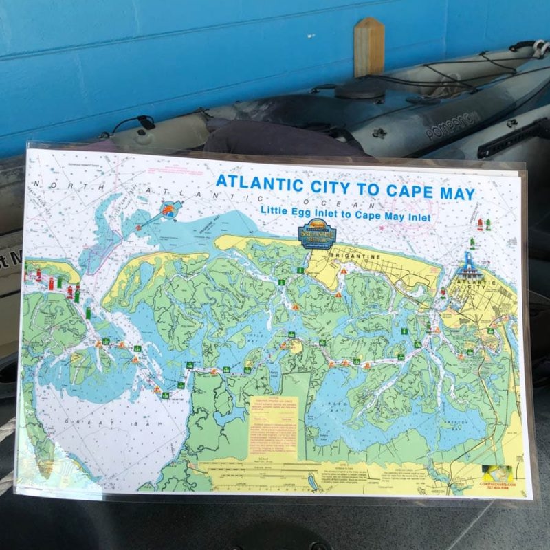 Atlantic City to Cape May Nautical Chart