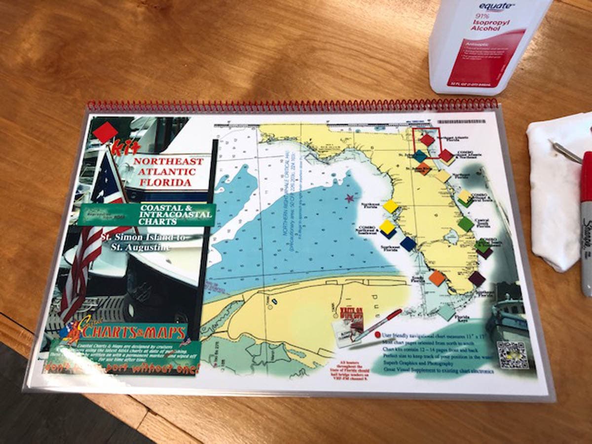 Northeast Atlantic Florida Nautical Chart Kit - St. Simon Island to St. Augustine