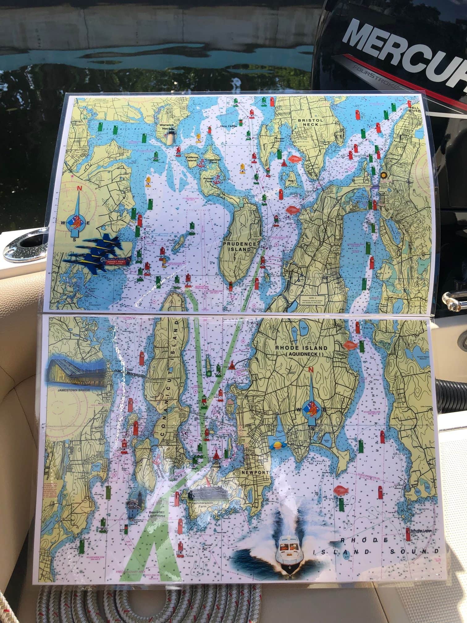 Rhode Island Nautical Chart